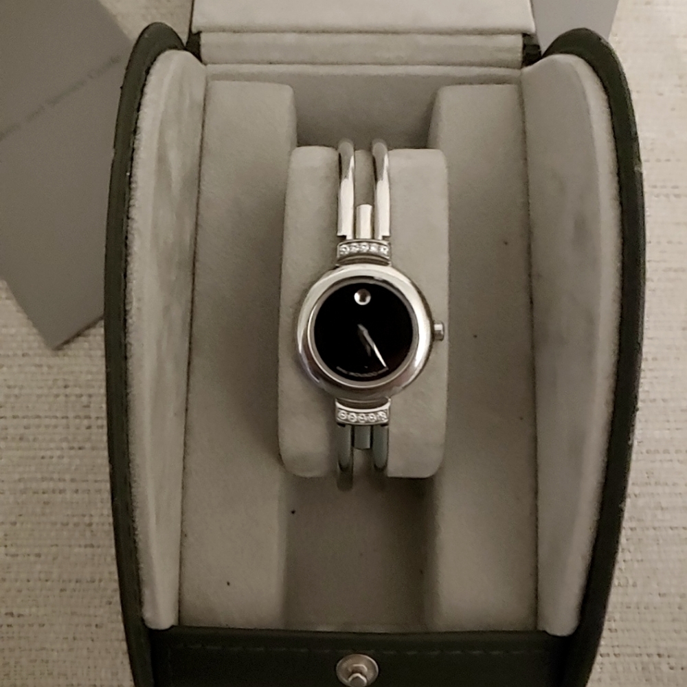 Brand New Ladies Movado Harmony Diamond Watch.